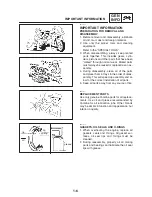 Предварительный просмотр 17 страницы Yamaha FZ6-S 2004 Service Manual