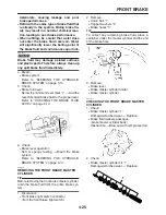 Предварительный просмотр 157 страницы Yamaha FZ6RC Service Manual