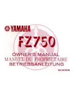 Yamaha FZ750 1987 Owner'S Manual preview