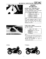 Предварительный просмотр 12 страницы Yamaha FZR400 1988-1989 Service Manual