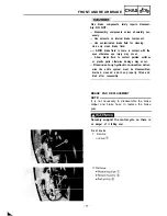 Предварительный просмотр 25 страницы Yamaha FZR400 1988-1989 Service Manual