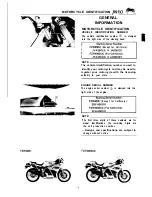 Предварительный просмотр 52 страницы Yamaha FZR400 1988-1989 Service Manual