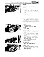 Предварительный просмотр 95 страницы Yamaha FZR400 1988-1989 Service Manual