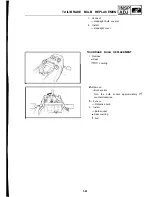 Предварительный просмотр 136 страницы Yamaha FZR400 1988-1989 Service Manual