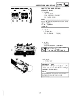 Предварительный просмотр 160 страницы Yamaha FZR400 1988-1989 Service Manual