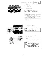 Предварительный просмотр 168 страницы Yamaha FZR400 1988-1989 Service Manual