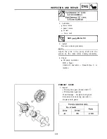 Предварительный просмотр 178 страницы Yamaha FZR400 1988-1989 Service Manual