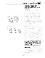 Предварительный просмотр 303 страницы Yamaha FZR400 1988-1989 Service Manual