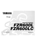 Предварительный просмотр 1 страницы Yamaha FZR600L Owner'S Manual