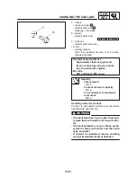 Предварительный просмотр 98 страницы Yamaha FZS1000(N) 2001 Service Manual