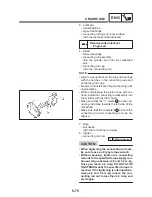 Предварительный просмотр 282 страницы Yamaha FZS1000(N) 2001 Service Manual