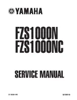 Yamaha FZS1000N Service Manual предпросмотр