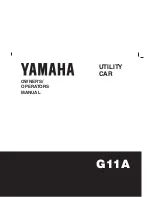 Yamaha G11A Owner'S/Operator'S Manual preview