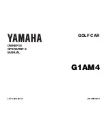 Yamaha G1AM4 Owner'S/Operator'S Manual предпросмотр