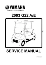 Preview for 1 page of Yamaha G22 A Service Manual