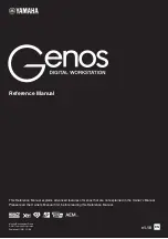 Yamaha genos Reference Manual preview