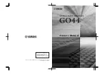 Preview for 1 page of Yamaha GO44 Owner'S Manual