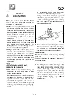 Preview for 11 page of Yamaha GP760Y WaveRunner GP Owner'S/Operator'S Manual