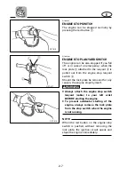 Preview for 31 page of Yamaha GP760Y WaveRunner GP Owner'S/Operator'S Manual