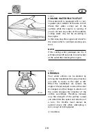 Preview for 33 page of Yamaha GP760Y WaveRunner GP Owner'S/Operator'S Manual