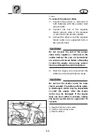 Preview for 109 page of Yamaha GP760Y WaveRunner GP Owner'S/Operator'S Manual