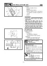 Предварительный просмотр 44 страницы Yamaha GP800R WaveRunner 2003 Service Manual