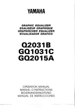 Yamaha GQ1031C Operation Manual предпросмотр