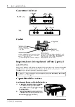 Предварительный просмотр 7 страницы Yamaha GranTouch GT1 (Italian) Uso E Manutenzione