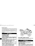 Предварительный просмотр 72 страницы Yamaha GRIZZLY 450 Owner'S Manual