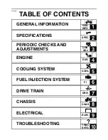 Preview for 6 page of Yamaha GRIZZLY 700 FI YFM7FGPW Service Manual