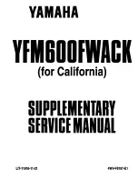 Предварительный просмотр 23 страницы Yamaha Grizzly YFM600FWAL Supplemental Service Manual