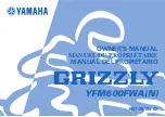 Предварительный просмотр 1 страницы Yamaha Grizzly YFM600FWAN Owner'S Manual