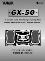 Preview for 1 page of Yamaha GX-50 Owner'S Manual