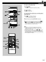 Предварительный просмотр 33 страницы Yamaha GX-500VCD Owner'S Manual