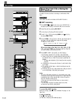 Предварительный просмотр 34 страницы Yamaha GX-500VCD Owner'S Manual