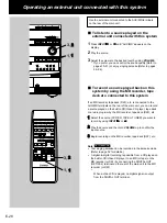 Предварительный просмотр 36 страницы Yamaha GX-500VCD Owner'S Manual