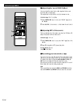 Предварительный просмотр 40 страницы Yamaha GX-500VCD Owner'S Manual