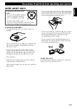 Preview for 11 page of Yamaha GX-505RDS Owner'S Manual