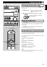 Preview for 19 page of Yamaha GX-505RDS Owner'S Manual