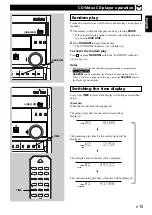 Предварительный просмотр 23 страницы Yamaha GX-505VCD Owner'S Manual