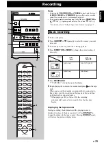 Preview for 33 page of Yamaha GX-505VCD Owner'S Manual