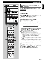 Предварительный просмотр 35 страницы Yamaha GX-505VCD Owner'S Manual