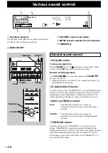 Preview for 38 page of Yamaha GX-505VCD Owner'S Manual