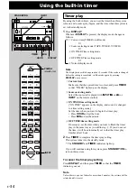 Предварительный просмотр 42 страницы Yamaha GX-505VCD Owner'S Manual