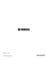 Предварительный просмотр 19 страницы Yamaha H7000 Owner'S Manual