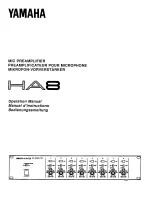 Предварительный просмотр 1 страницы Yamaha HA8 Operation Manual