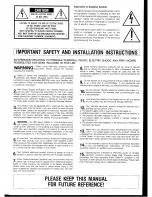 Preview for 2 page of Yamaha HE-8 User Manual