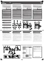 Yamaha HEXRACK Drum Rack Mount System HXR2L Assembly Manual preview