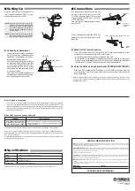 Preview for 2 page of Yamaha HH65 Owner'S Manual