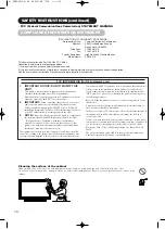 Предварительный просмотр 11 страницы Yamaha High Definition Plasma Monitor User Manual